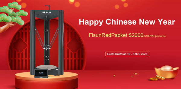 ¡FLSUN quiere transmitirle los deseos del Año Nuevo chino!