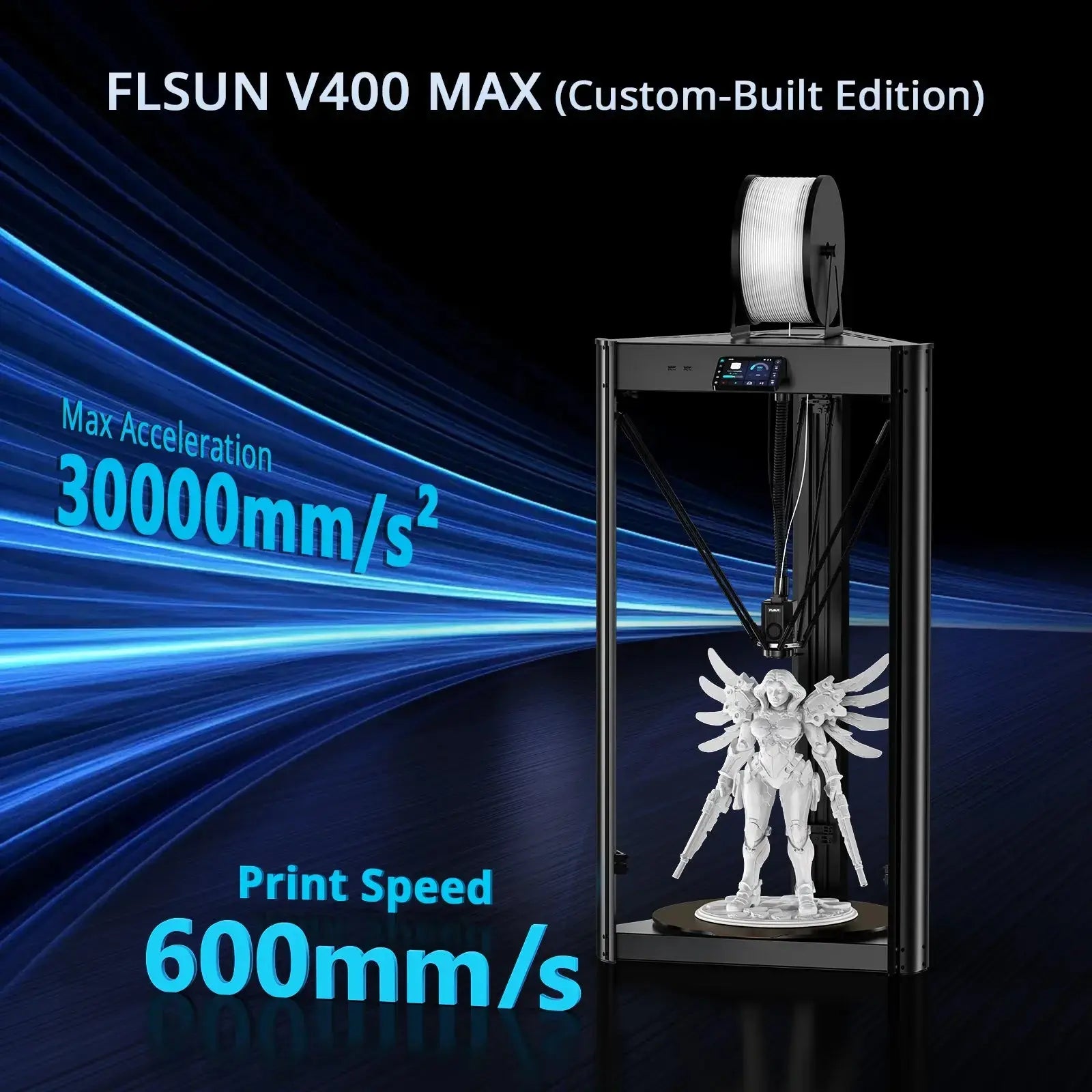 FLSUN V400 Max 3D Printer - Custom-Built Edition  flsun3d