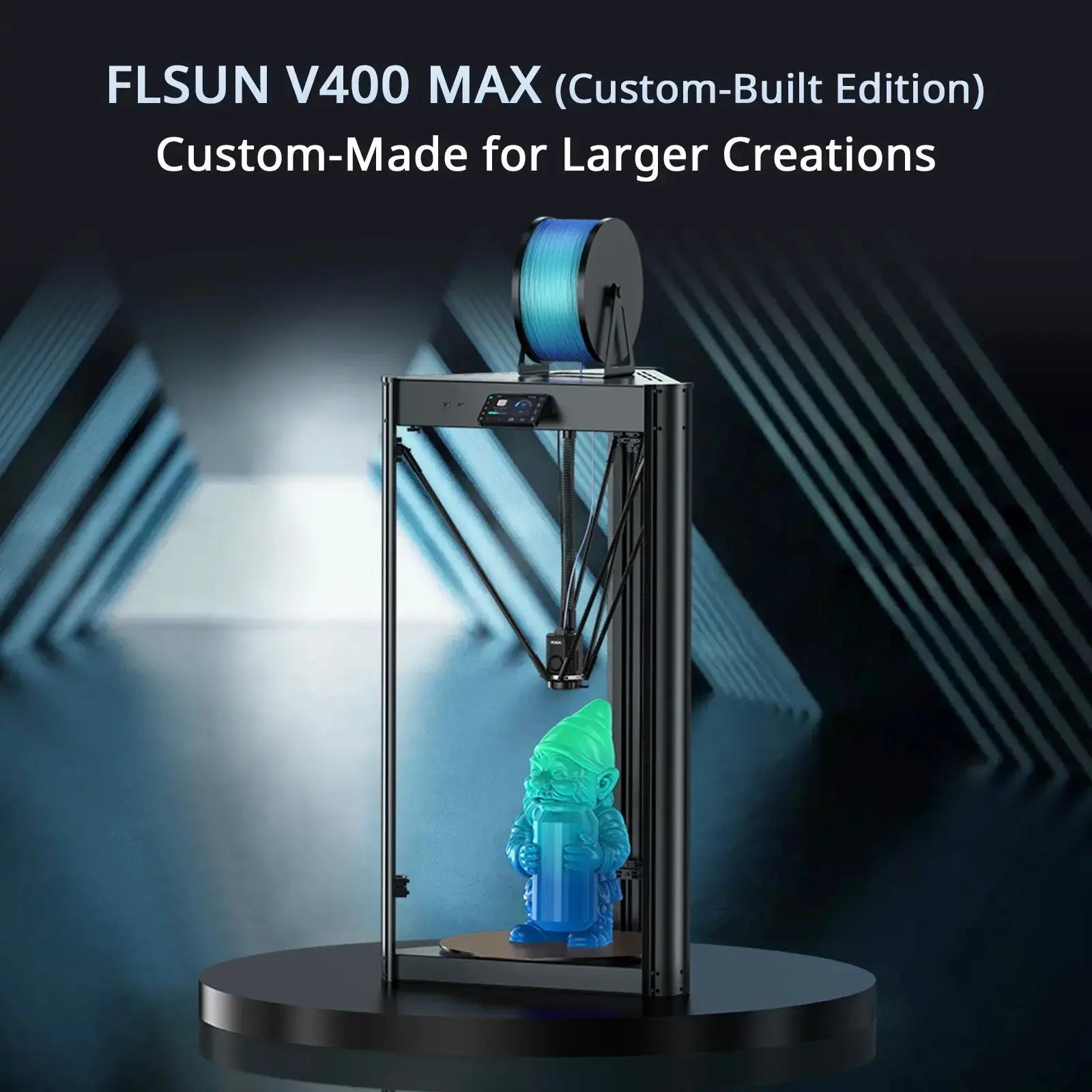 FLSUN V400 Max 3D Printer - Custom-Built Edition  flsun3d