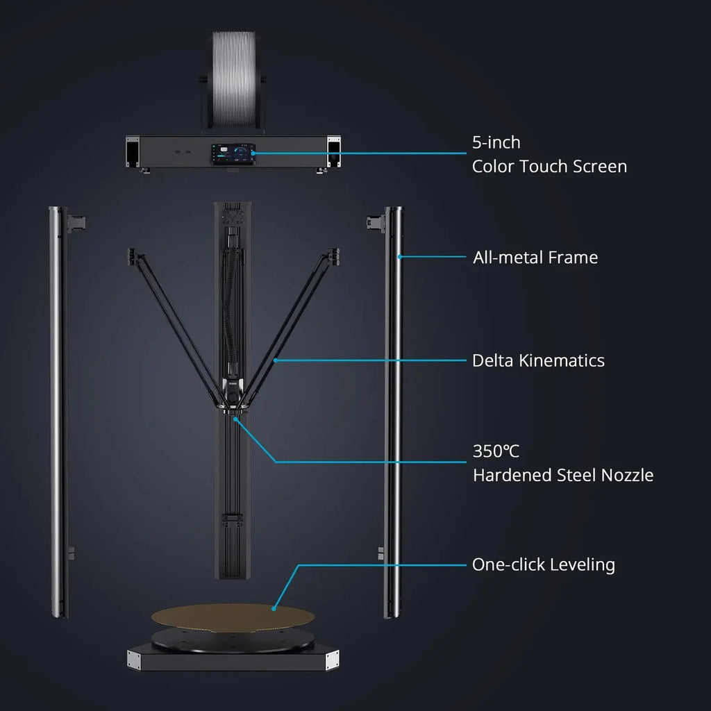 FLSUN V400 Max 3D Printer - Custom-Built Edition  flsun3d